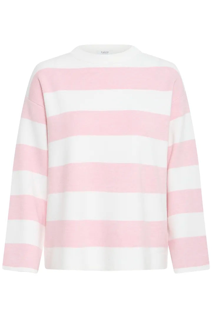 Otari Pink & White Stripe Jumper