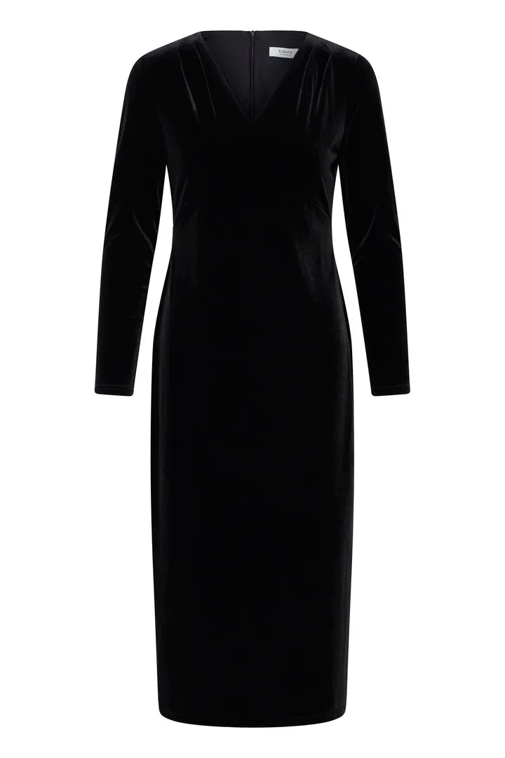 Black Velvet Perlina Dress