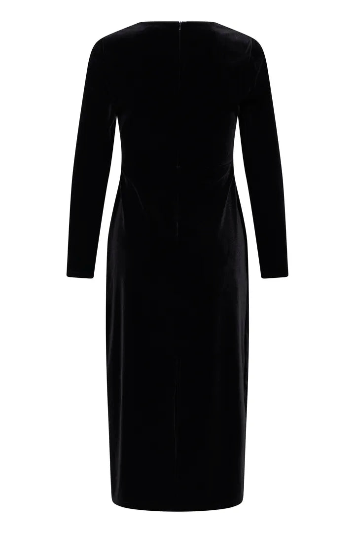 Black Velvet Perlina Dress