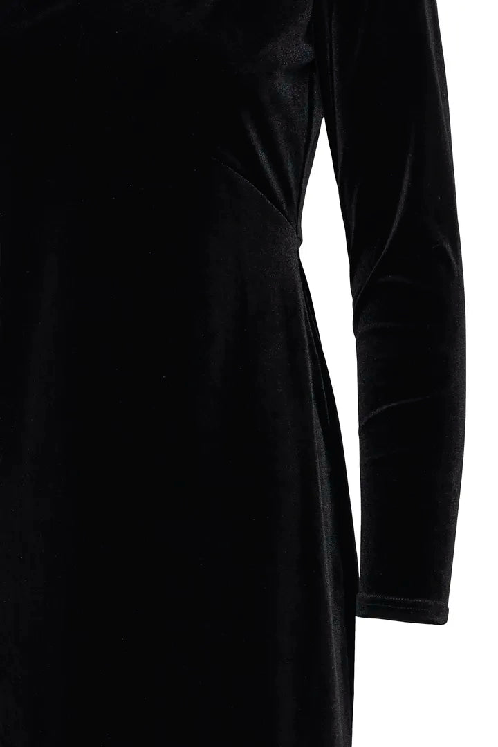 Black Velvet Perlina Dress