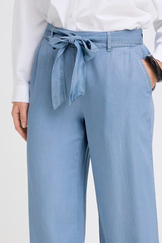 Kosmo Wide Leg Cropped Trousers