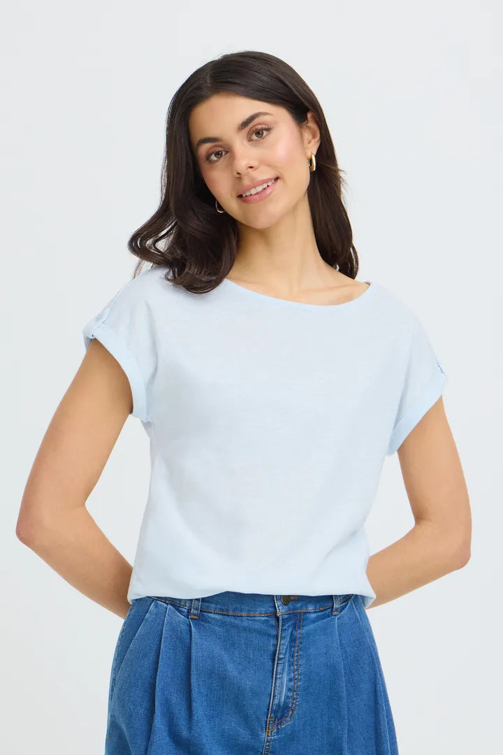 Powder Blue Dalia T-shirt