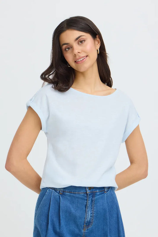 Powder Blue Dalia T-shirt