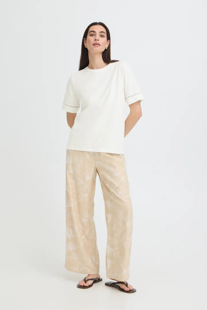 White Pantinna Lace T-Shirt