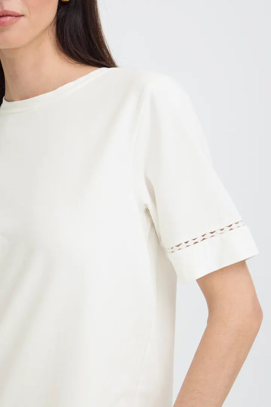 White Pantinna Lace T-Shirt