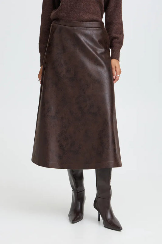 Chocolate Brown Dimian Skirt