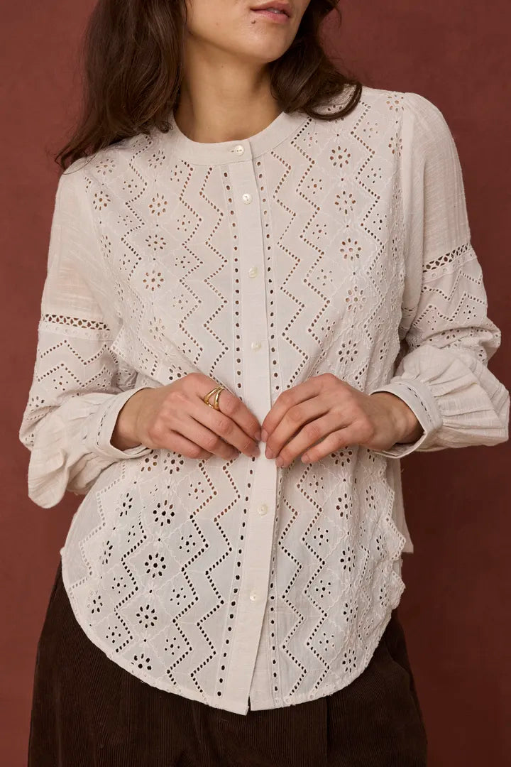 Bessy Cream Blouse