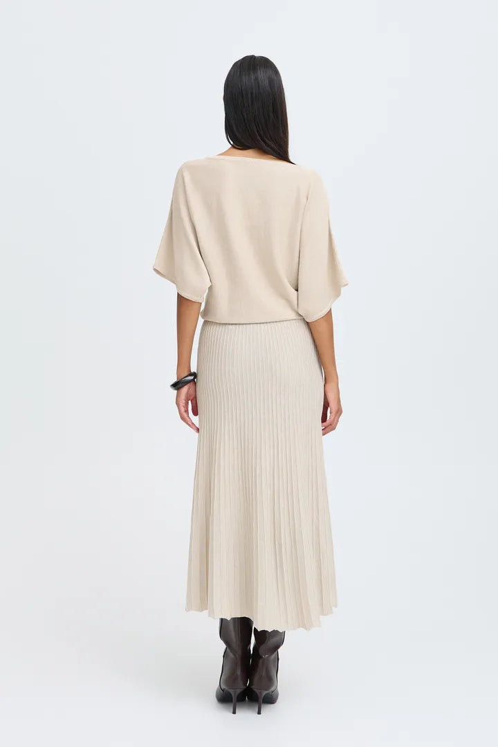 Cream Glitter Mobbe Batwing Jumper