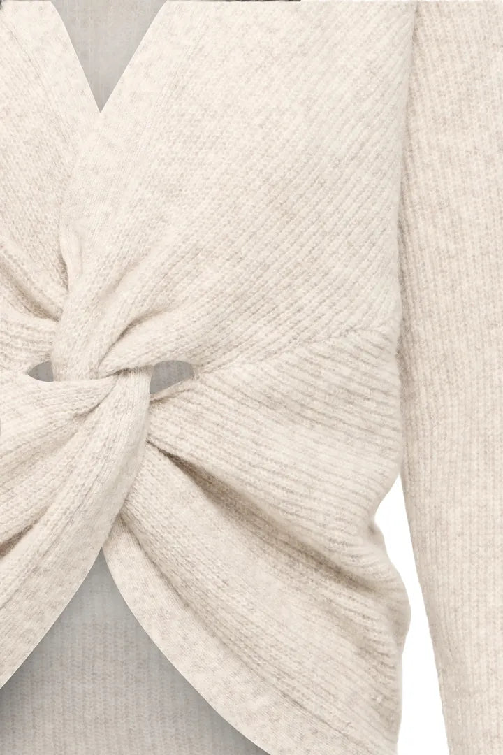 Oatmeal Otaja Knot Jumper