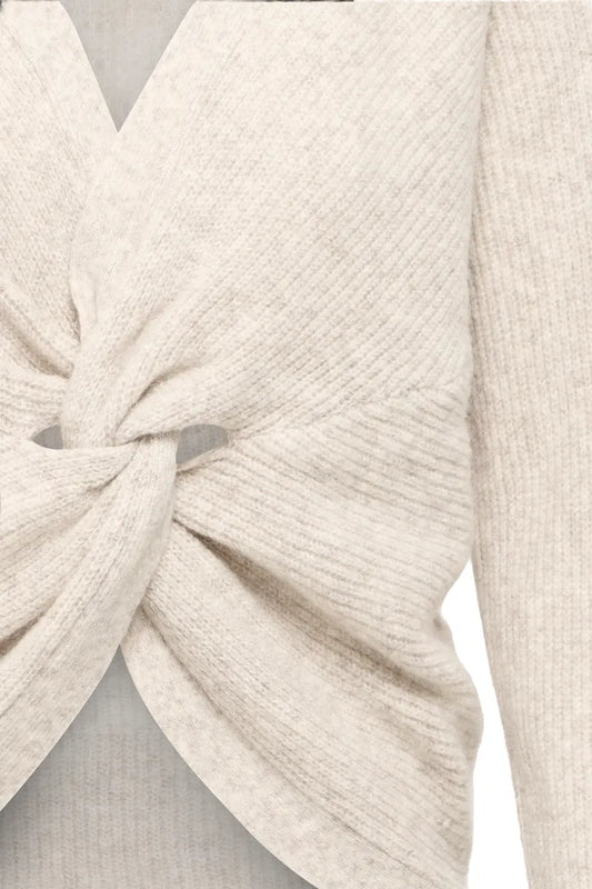 Oatmeal Otaja Knot Jumper