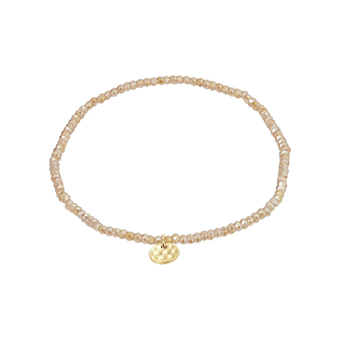 Indie Peach Beaded Bracelet
