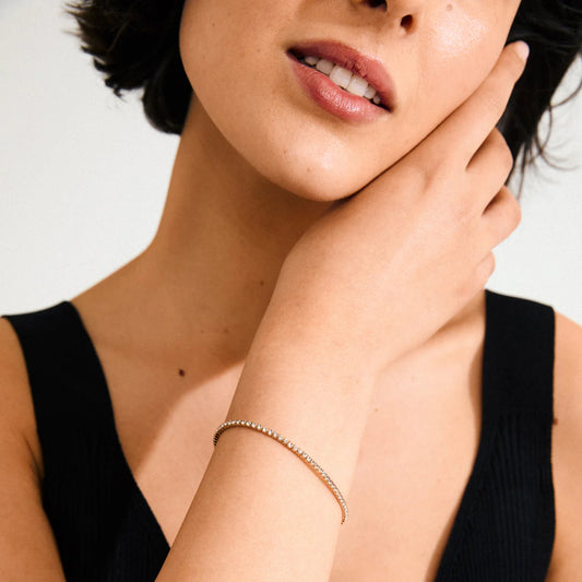 Arash Gold Plated Crystal Bracelet
