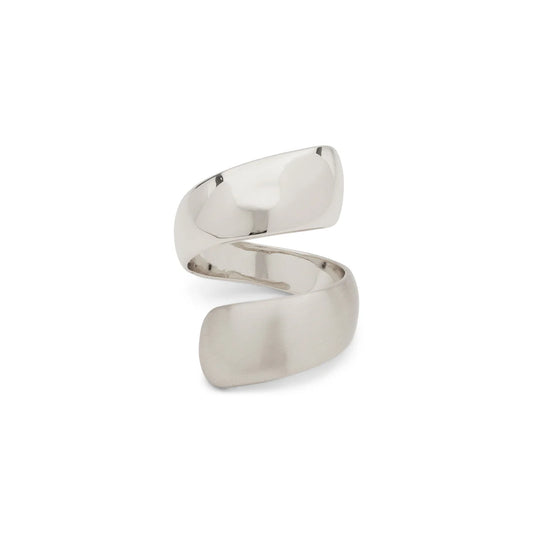 Alma Wraparound Silver Plated Ring