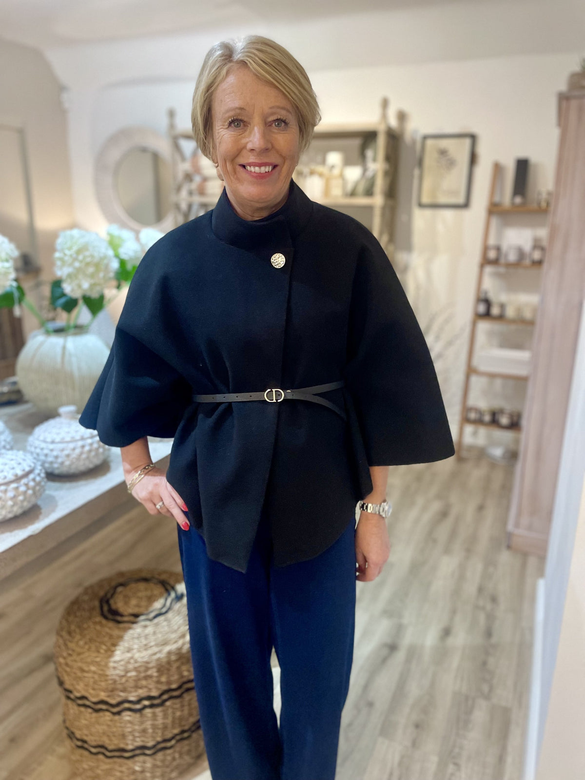 Black Belted Cape
