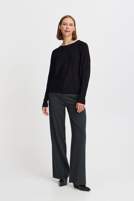 Black Morla Batwing Jumper