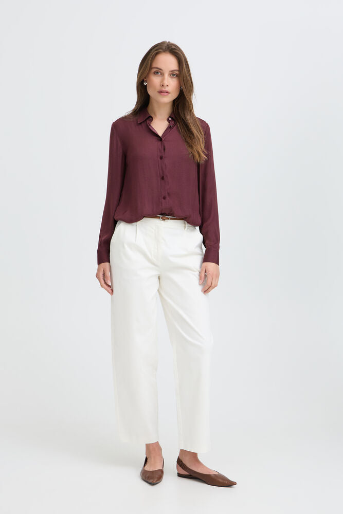 Deep Burgundy Ival Shirt