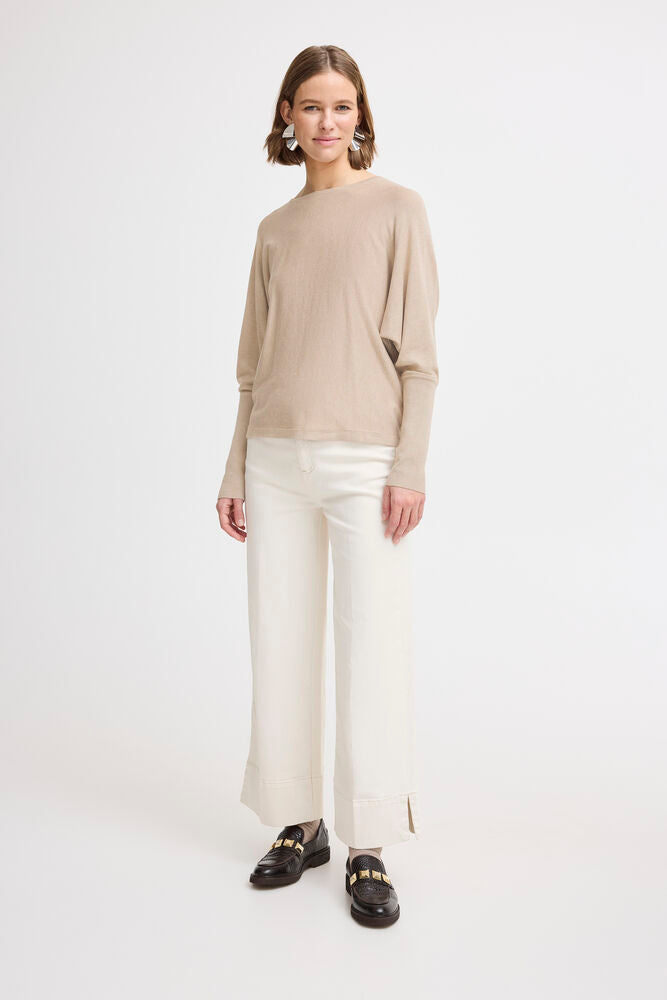 Oatmeal Morla Batwing Jumper