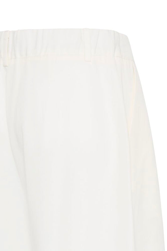 Posy Cream Wide Leg Lyocell Shorts