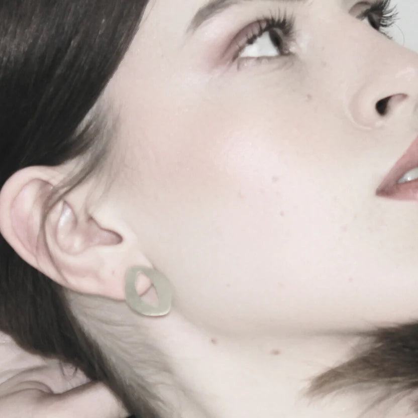 Dnsk Alaya Asymmetrical Stud Back Earring