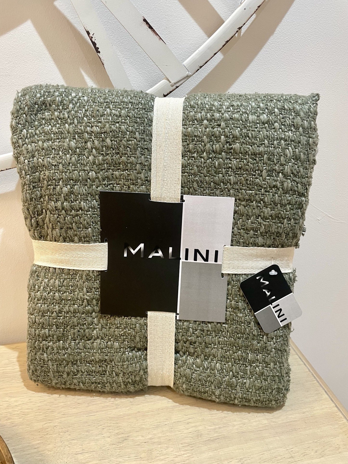Malini Stello Green Throw