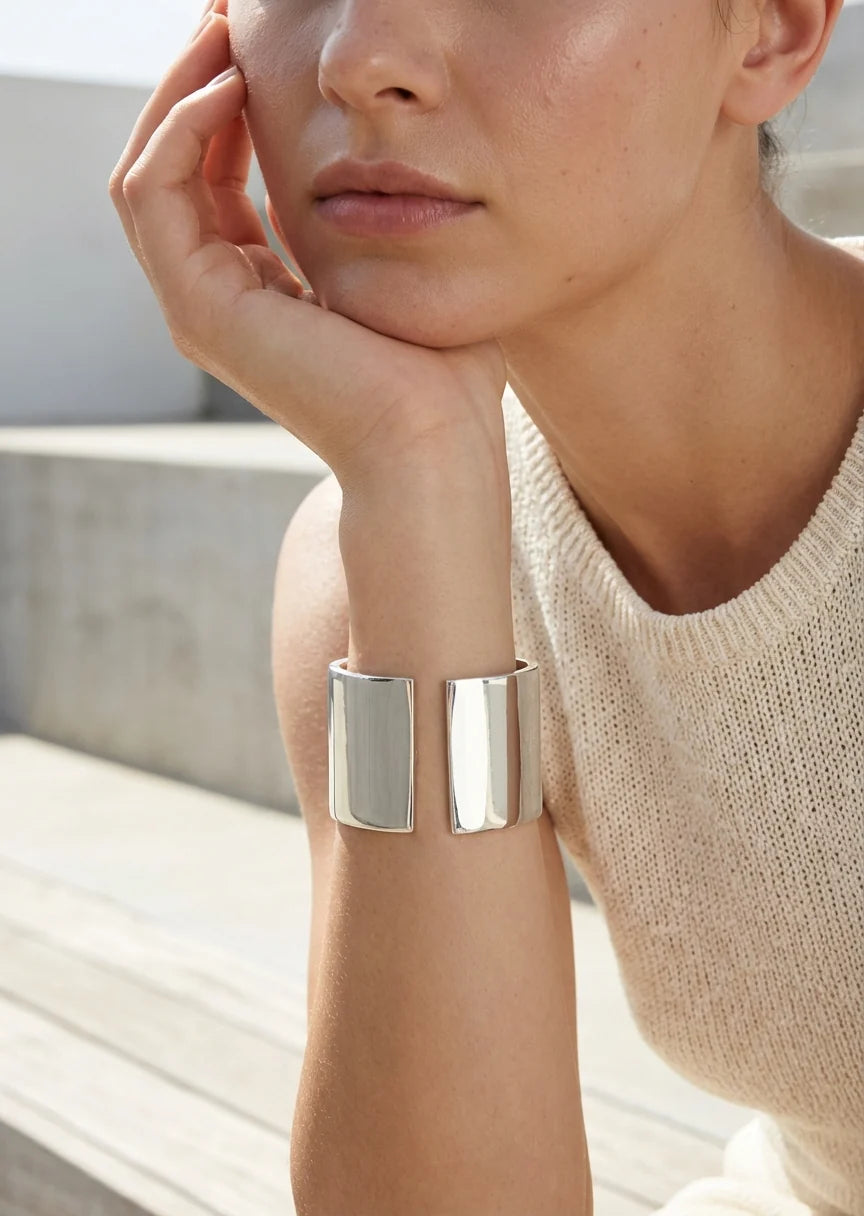 Silver Cuff Bangle