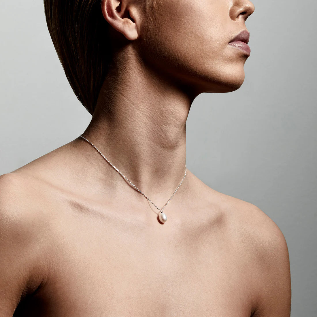 Eila Silver Plated Freshwater Pearl Necklace