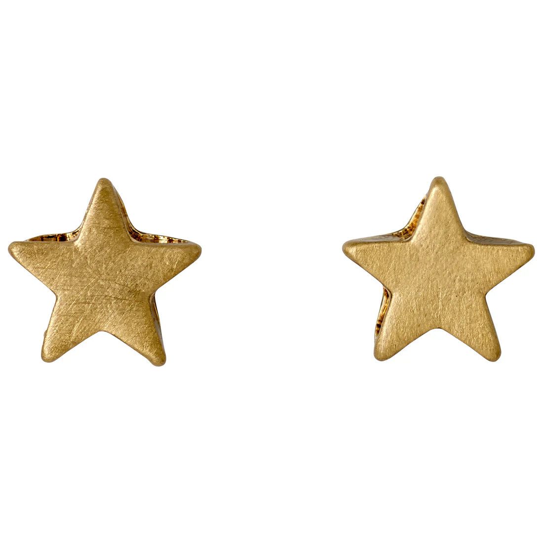 Ava Gold Plated Star Earrings
