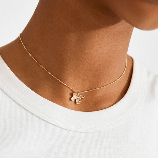 Ajani Flower Gold Plated Necklace