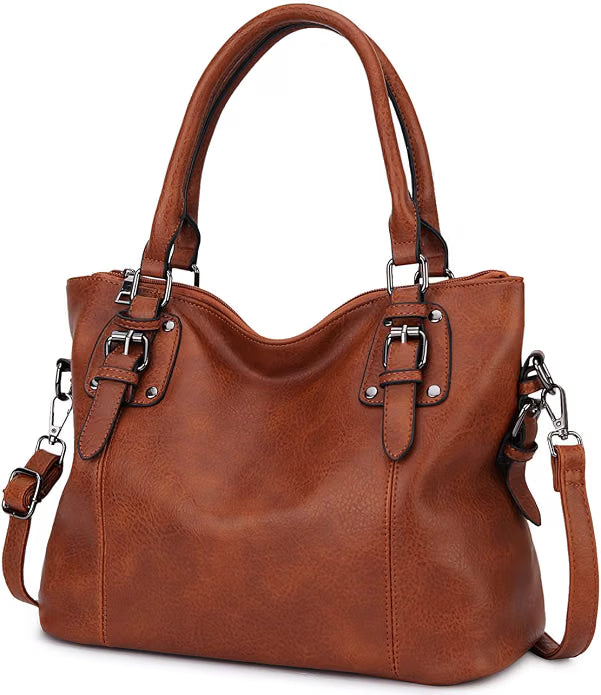 Brown Hobo Tote Bag