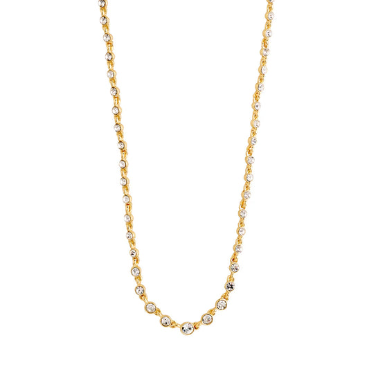 Imogen Gold Plated Crystal Necklace