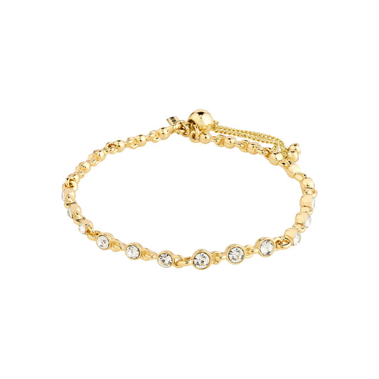 Imogen Crystal Gold Plated Bracelet