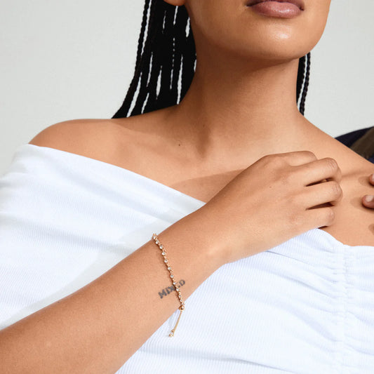 Imogen Crystal Gold Plated Bracelet