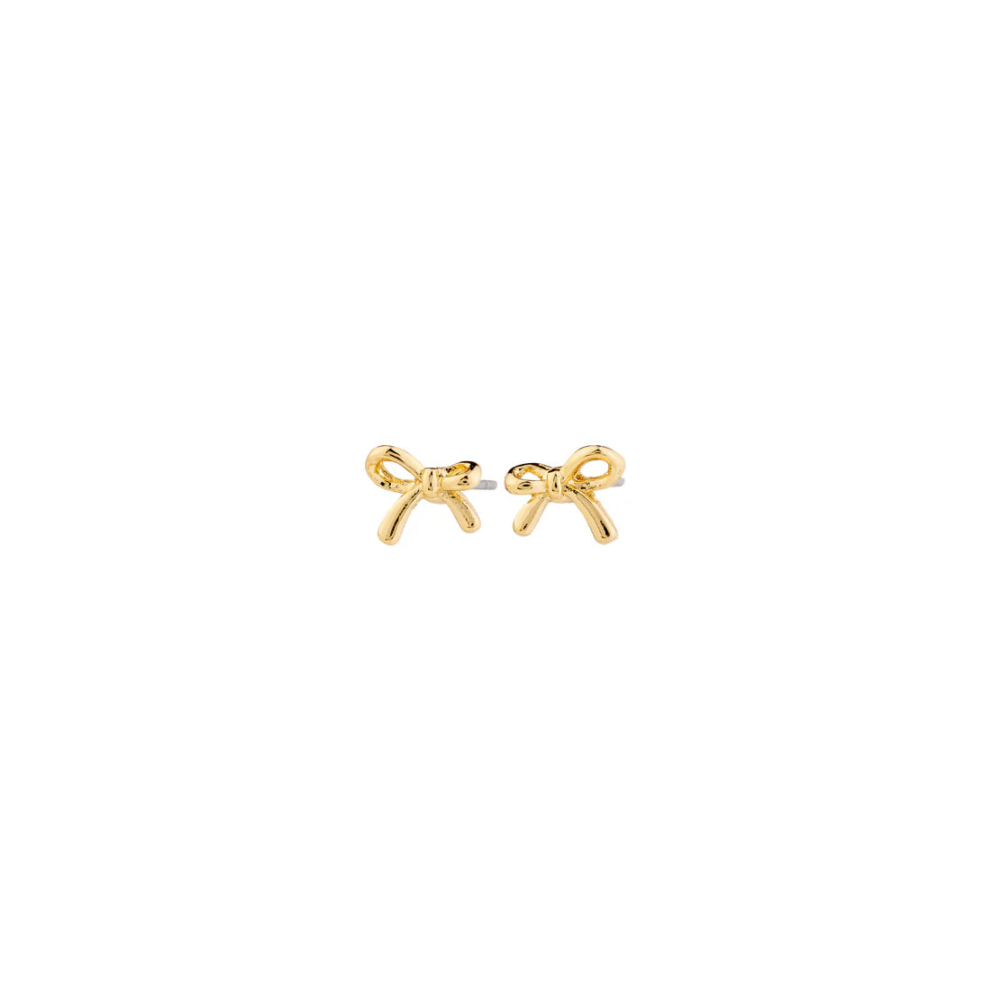 Lysandra Gold Plated Bow Earrings