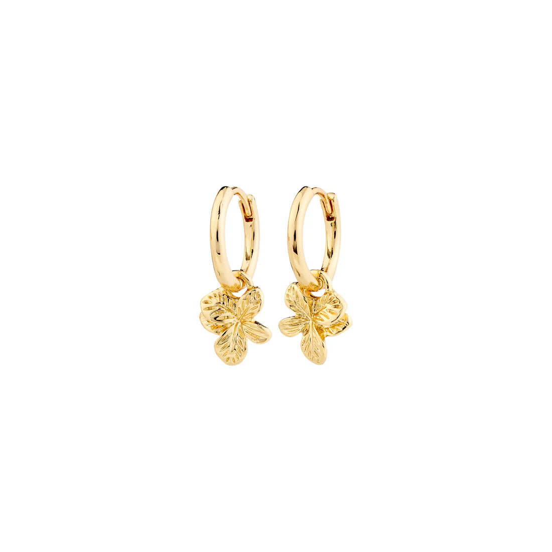 Charmaine Gold Plated Hoop Earrings
