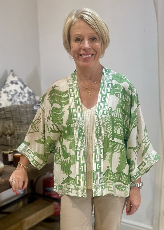 Giant Willow Green Kimono