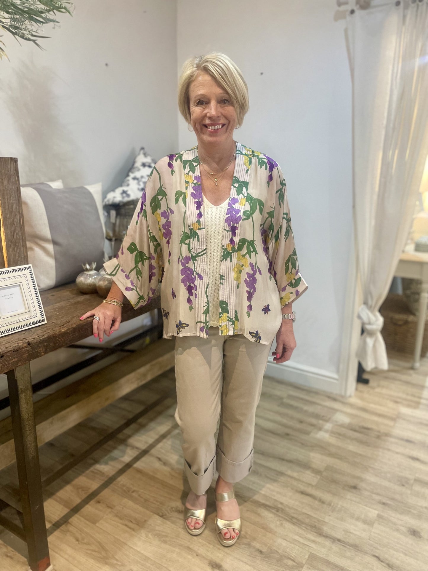 Wisteria Lilac Kimono