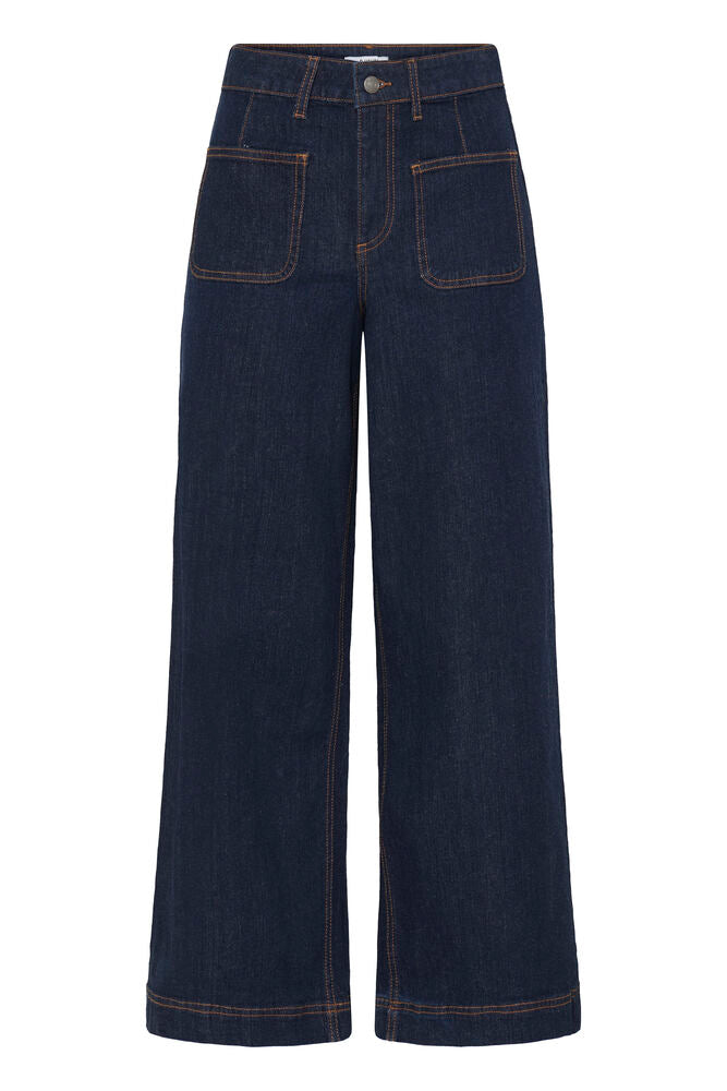 Blue Rinse Komma Wide Jeans