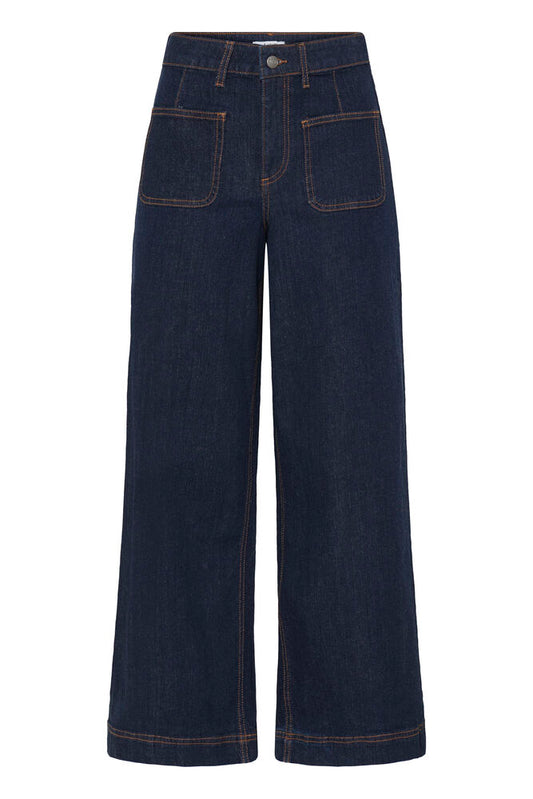 Blue Rinse Komma Wide Jeans