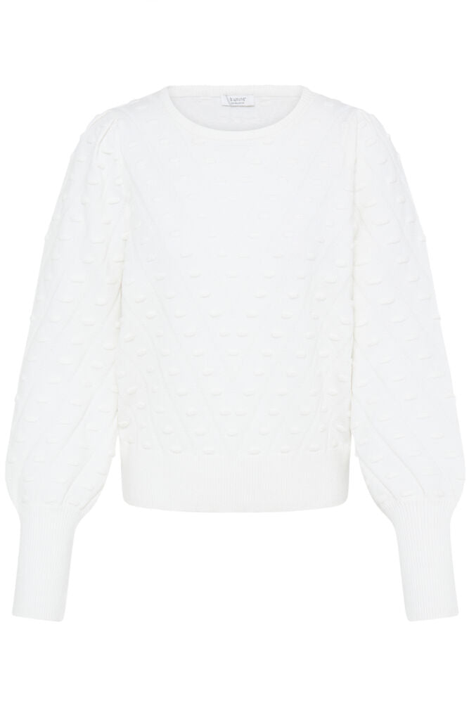 White Manina Structure Jumper