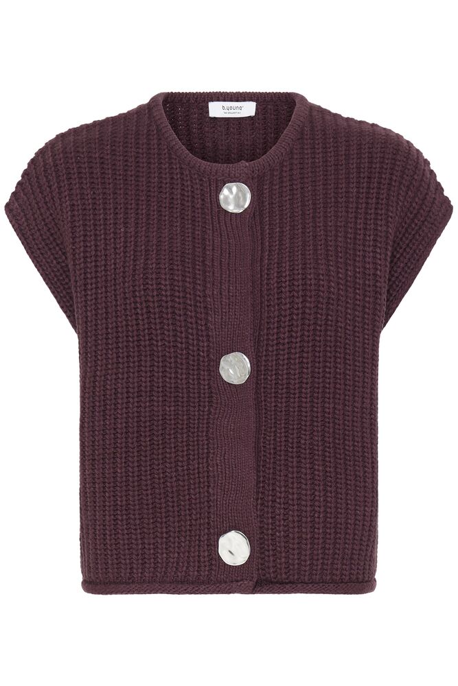 Norma Fig Button Knitted Waistcoat