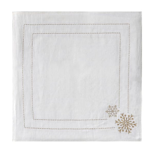 Set of 4 Snowflake Napkins
