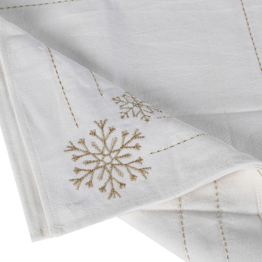Set of 4 Snowflake Napkins