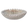 Ivory Slip Bobble Edge Bowl