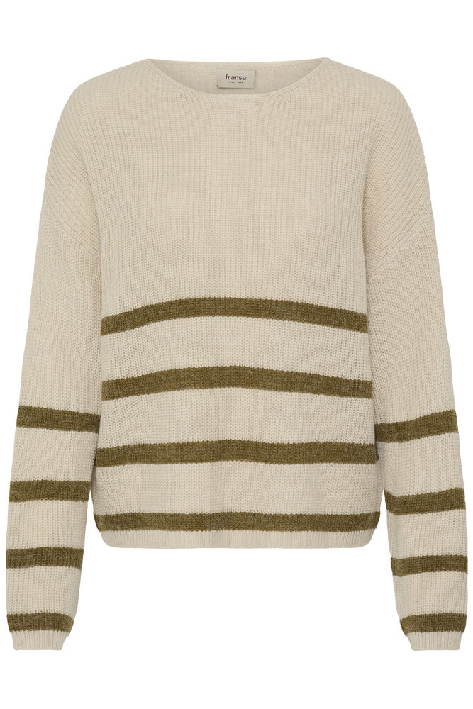 Retta Khaki Stripe Jumper