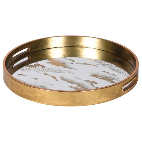 Golden Clouds Gold Tray
