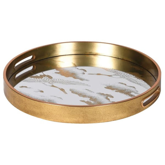 Golden Clouds Gold Tray