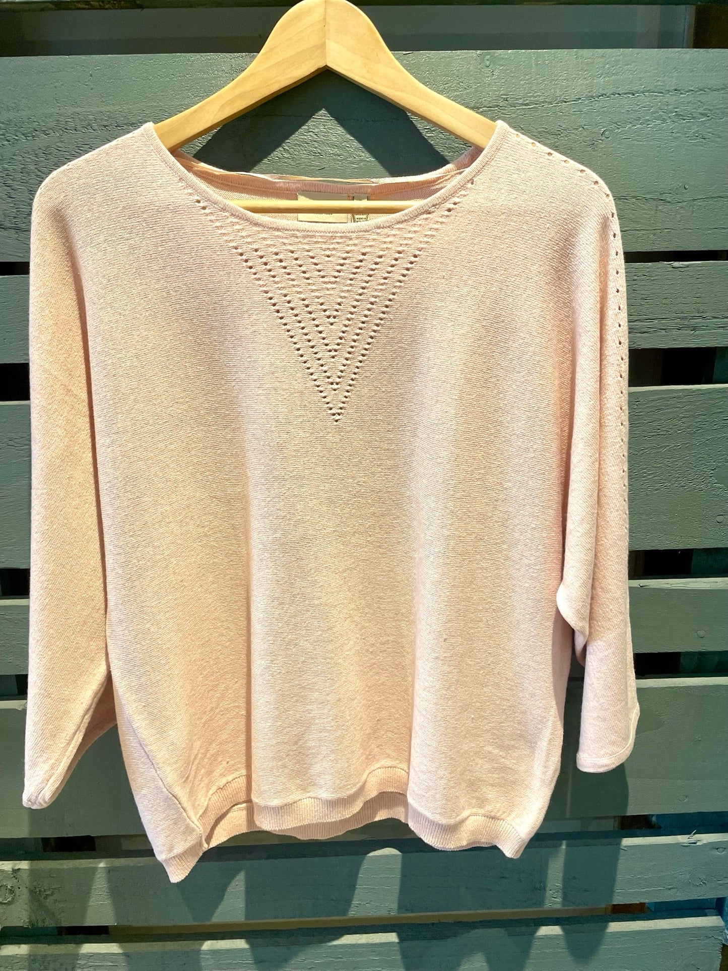 Sinja Textured Neck Batwing Jumper