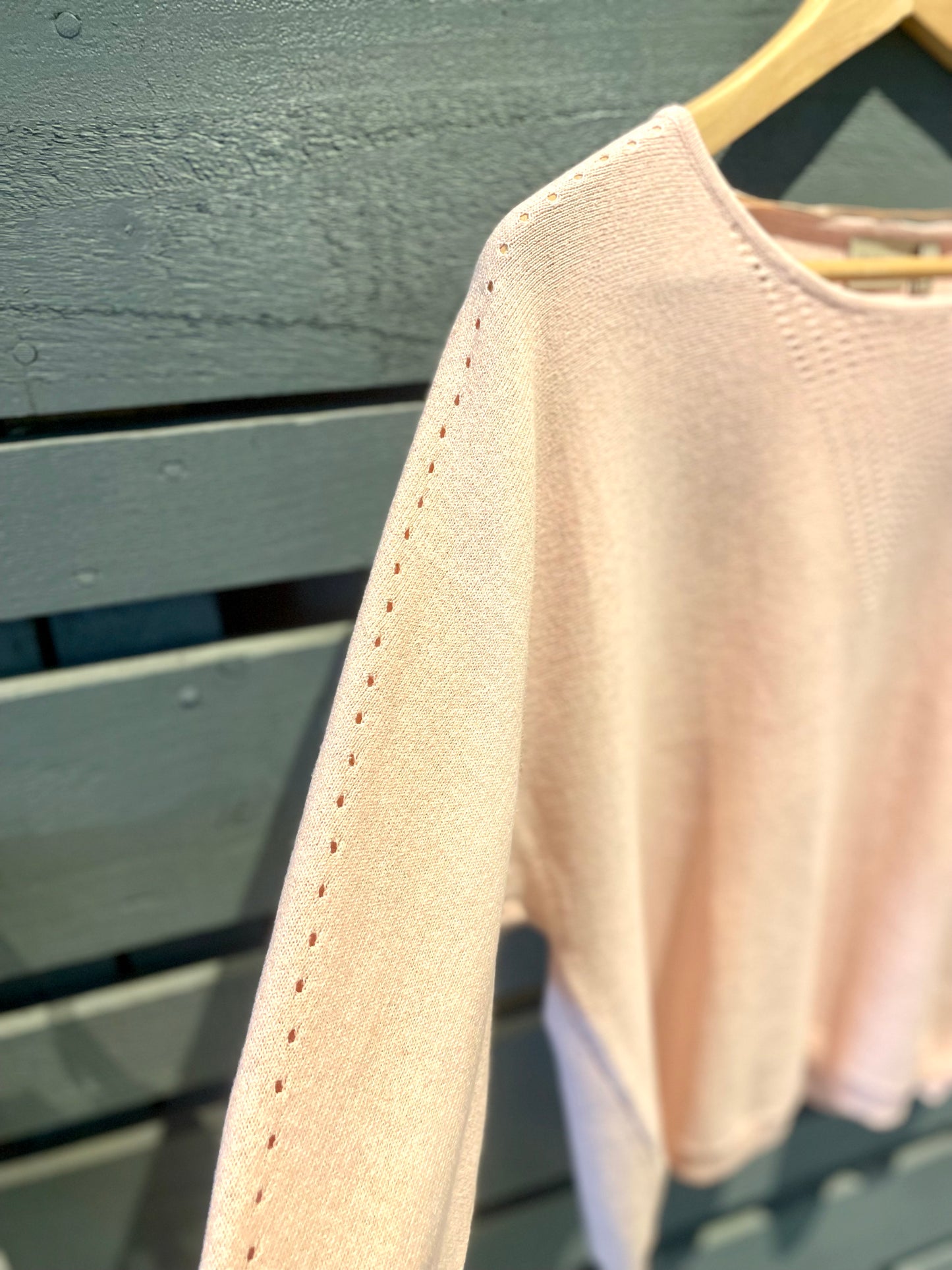 Sinja Textured Neck Batwing Jumper