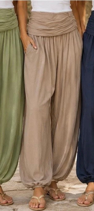 Taupe Harem Trousers