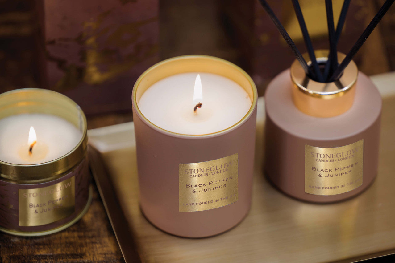 Luna Black Pepper & Juniper Boxed Candle (90 x 80mm)